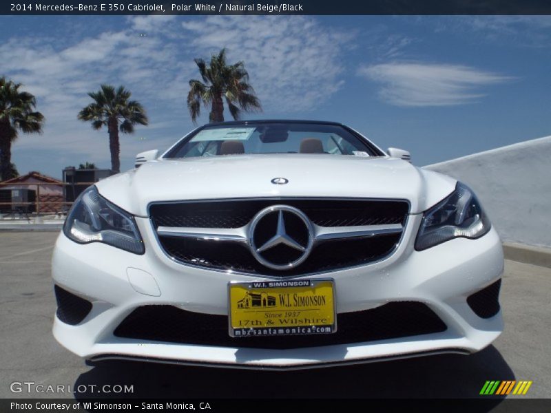 Polar White / Natural Beige/Black 2014 Mercedes-Benz E 350 Cabriolet