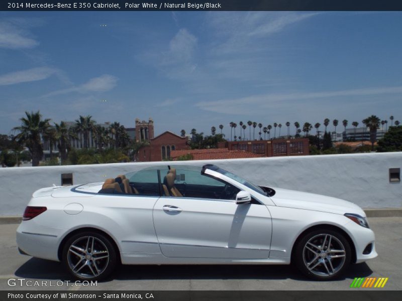 Polar White / Natural Beige/Black 2014 Mercedes-Benz E 350 Cabriolet
