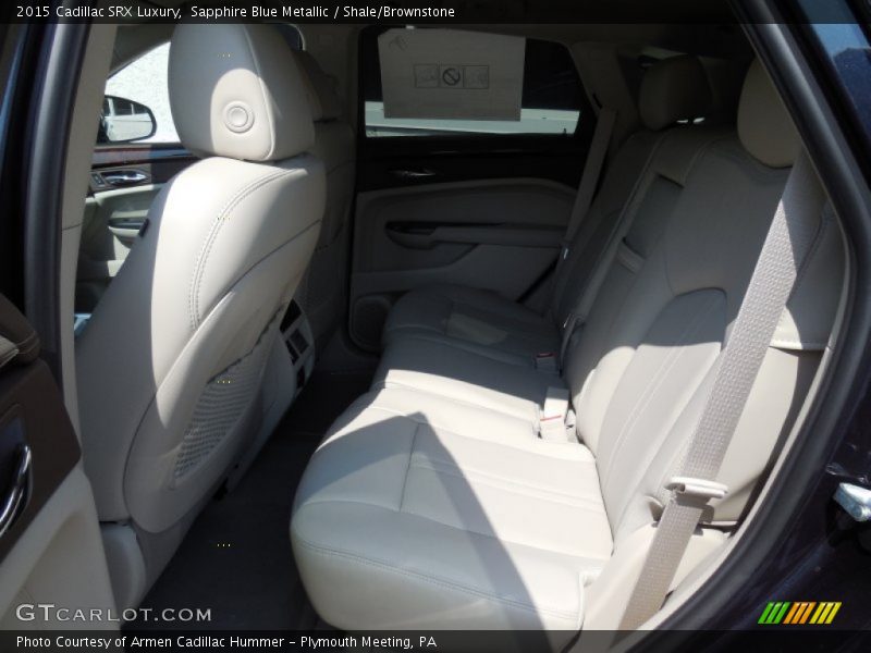 Sapphire Blue Metallic / Shale/Brownstone 2015 Cadillac SRX Luxury