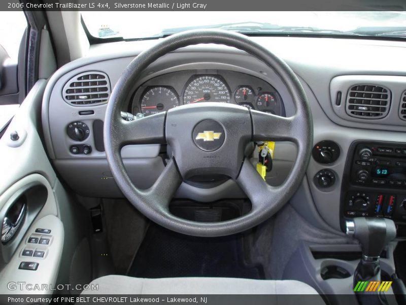 Silverstone Metallic / Light Gray 2006 Chevrolet TrailBlazer LS 4x4