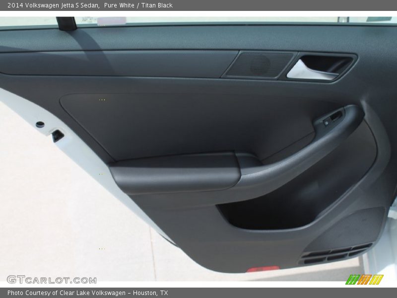 Pure White / Titan Black 2014 Volkswagen Jetta S Sedan