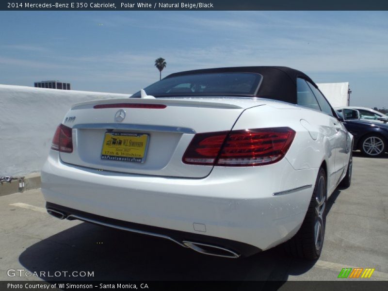 Polar White / Natural Beige/Black 2014 Mercedes-Benz E 350 Cabriolet