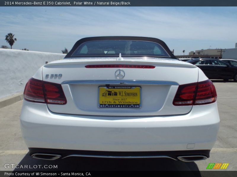 Polar White / Natural Beige/Black 2014 Mercedes-Benz E 350 Cabriolet