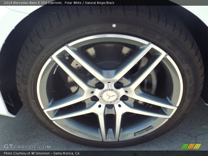 Polar White / Natural Beige/Black 2014 Mercedes-Benz E 350 Cabriolet