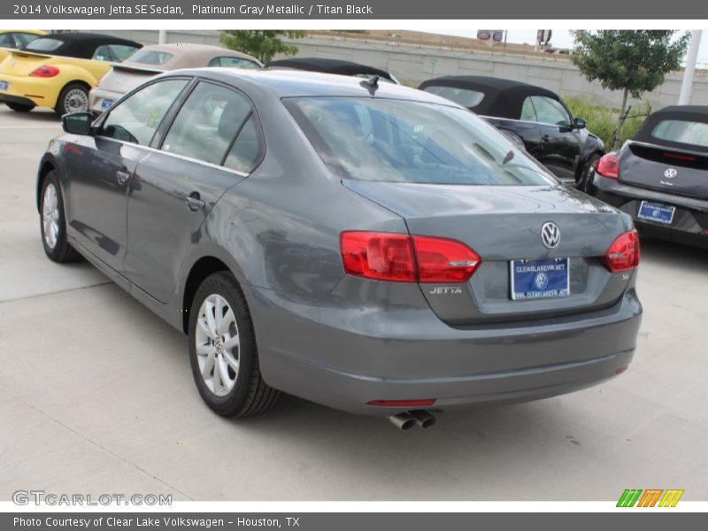 Platinum Gray Metallic / Titan Black 2014 Volkswagen Jetta SE Sedan