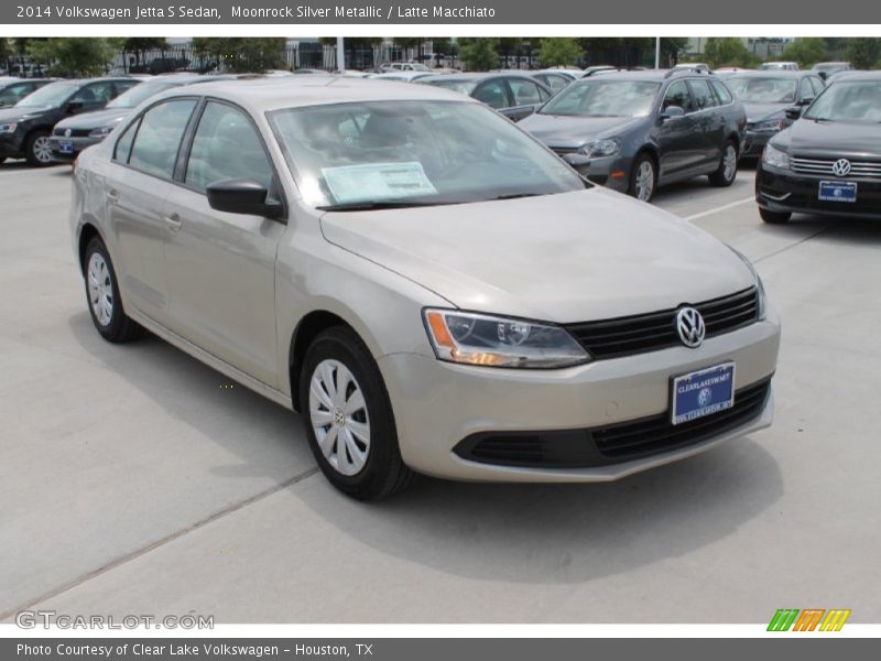 Moonrock Silver Metallic / Latte Macchiato 2014 Volkswagen Jetta S Sedan