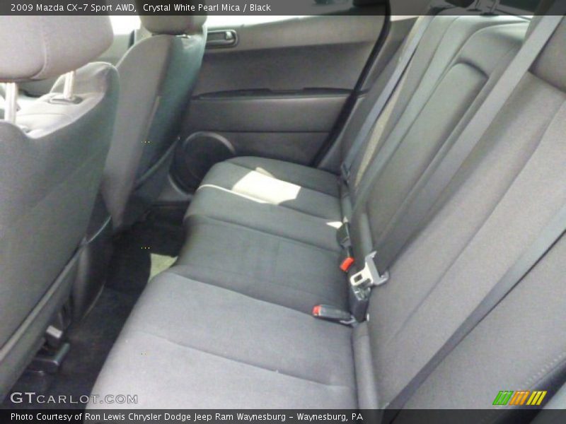 Crystal White Pearl Mica / Black 2009 Mazda CX-7 Sport AWD