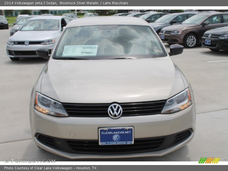 Moonrock Silver Metallic / Latte Macchiato 2014 Volkswagen Jetta S Sedan