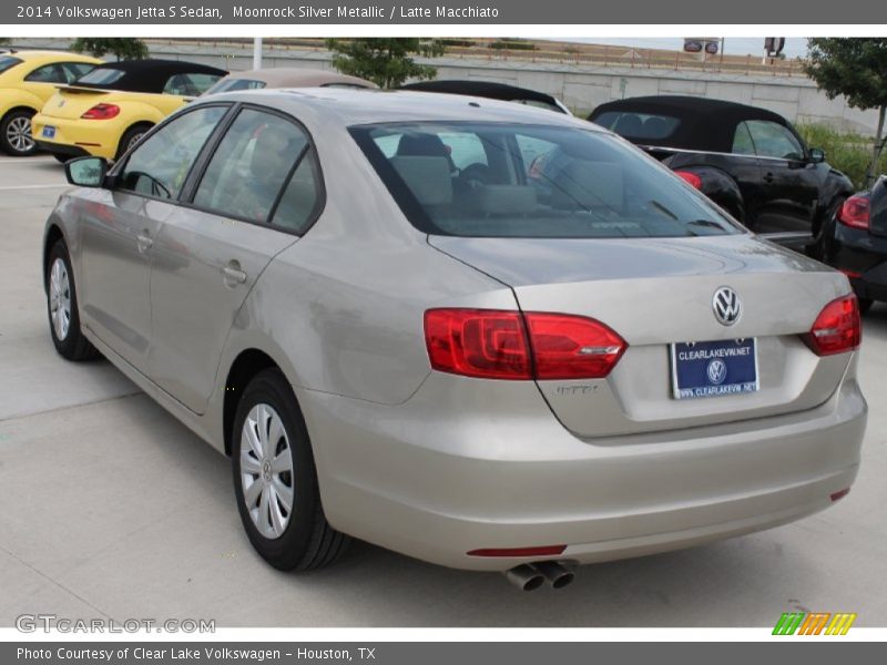 Moonrock Silver Metallic / Latte Macchiato 2014 Volkswagen Jetta S Sedan