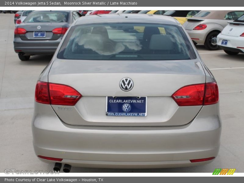 Moonrock Silver Metallic / Latte Macchiato 2014 Volkswagen Jetta S Sedan