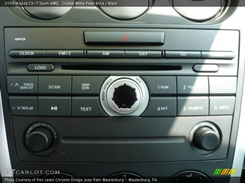 Crystal White Pearl Mica / Black 2009 Mazda CX-7 Sport AWD