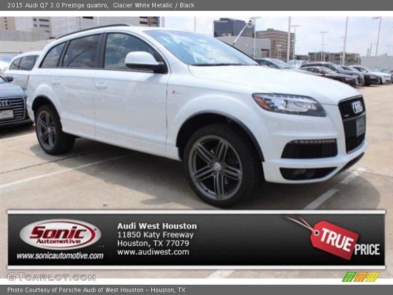 Glacier White Metallic / Black 2015 Audi Q7 3.0 Prestige quattro