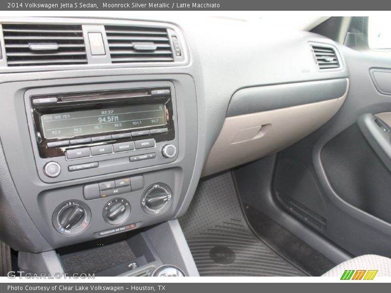 Moonrock Silver Metallic / Latte Macchiato 2014 Volkswagen Jetta S Sedan