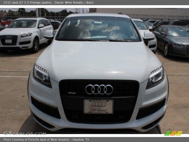 Glacier White Metallic / Black 2015 Audi Q7 3.0 Prestige quattro