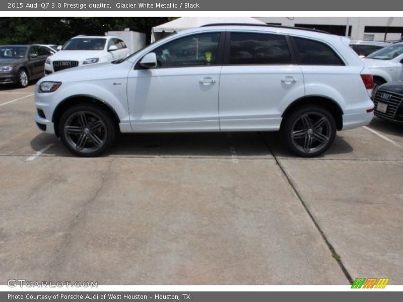 Glacier White Metallic / Black 2015 Audi Q7 3.0 Prestige quattro