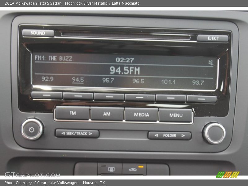 Audio System of 2014 Jetta S Sedan