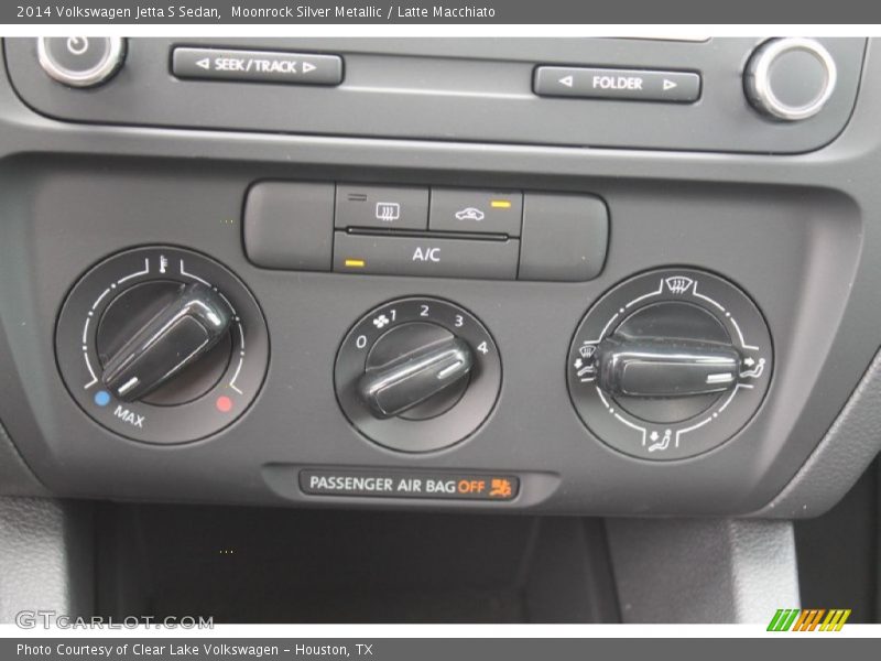 Controls of 2014 Jetta S Sedan