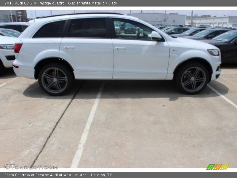 Glacier White Metallic / Black 2015 Audi Q7 3.0 Prestige quattro
