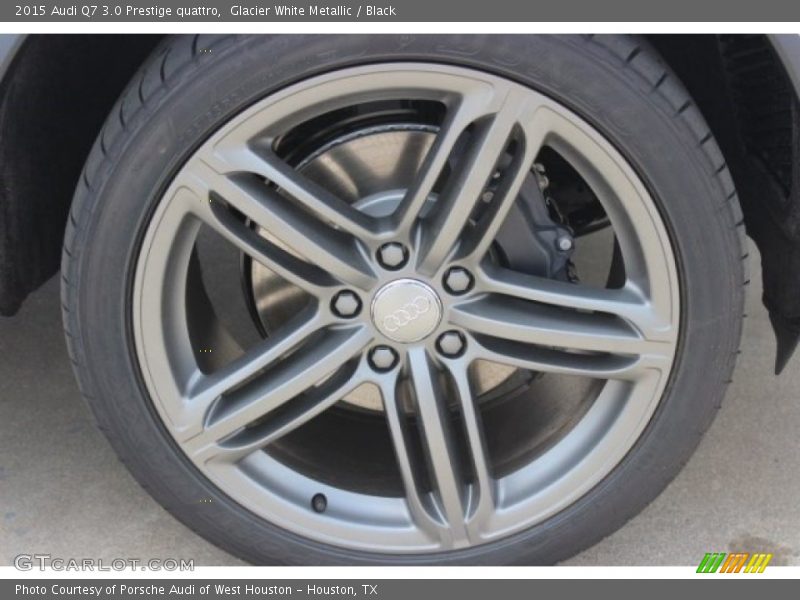 Glacier White Metallic / Black 2015 Audi Q7 3.0 Prestige quattro