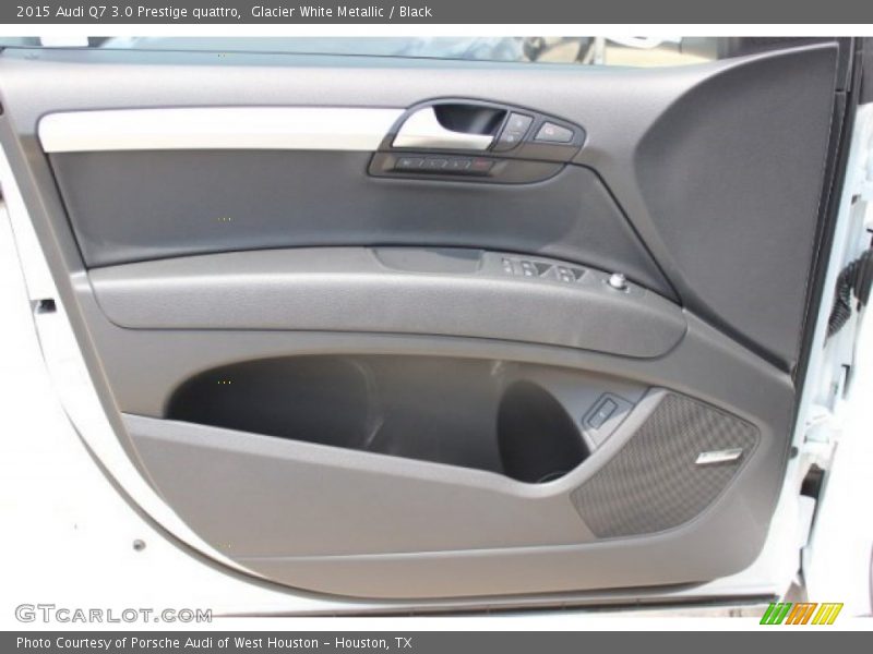 Glacier White Metallic / Black 2015 Audi Q7 3.0 Prestige quattro
