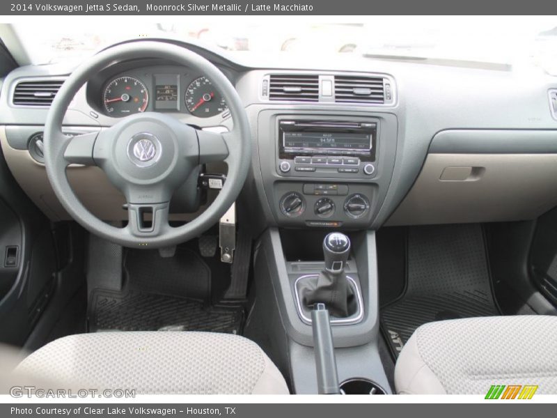 Dashboard of 2014 Jetta S Sedan