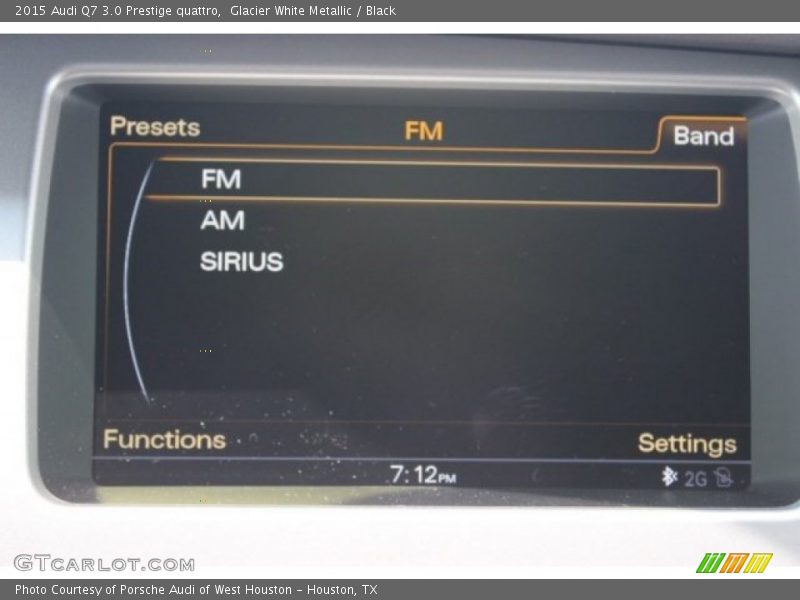 Glacier White Metallic / Black 2015 Audi Q7 3.0 Prestige quattro