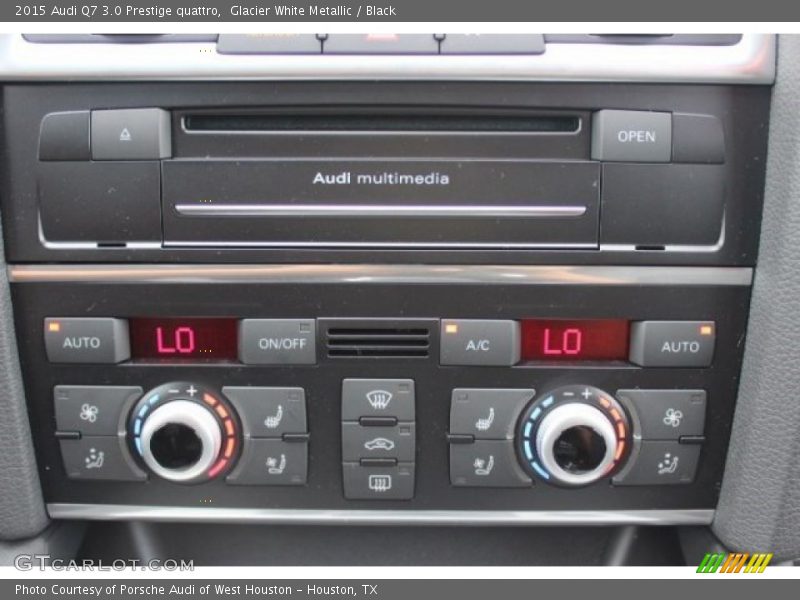 Glacier White Metallic / Black 2015 Audi Q7 3.0 Prestige quattro
