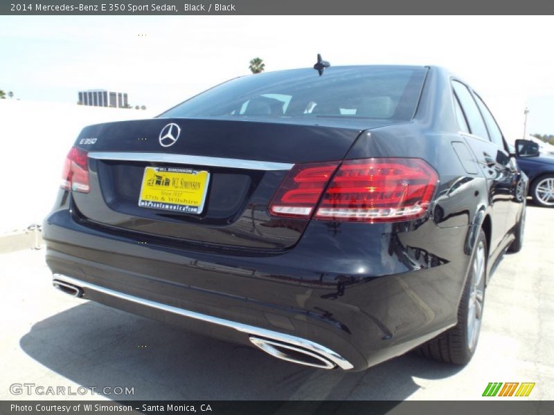 Black / Black 2014 Mercedes-Benz E 350 Sport Sedan