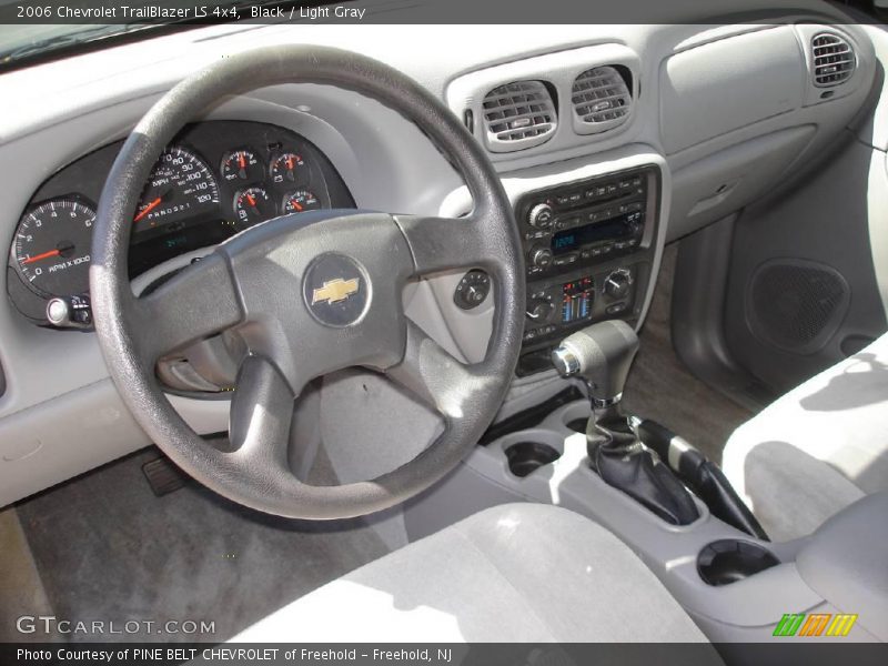 Black / Light Gray 2006 Chevrolet TrailBlazer LS 4x4