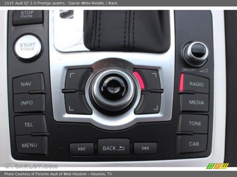 Glacier White Metallic / Black 2015 Audi Q7 3.0 Prestige quattro