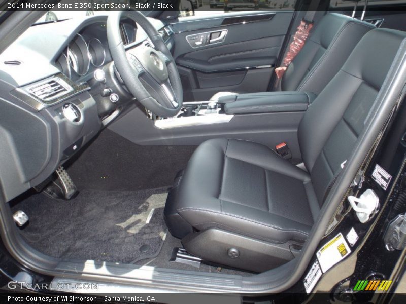 Black / Black 2014 Mercedes-Benz E 350 Sport Sedan
