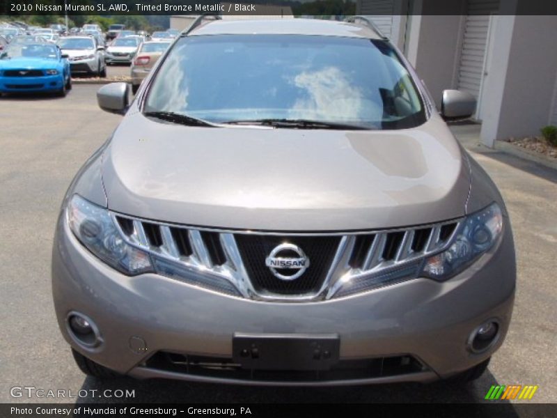 Tinted Bronze Metallic / Black 2010 Nissan Murano SL AWD