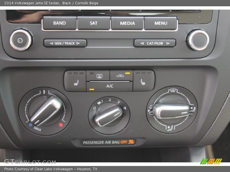 Black / Cornsilk Beige 2014 Volkswagen Jetta SE Sedan