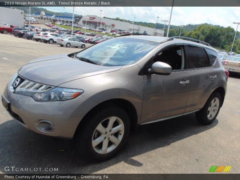 Tinted Bronze Metallic / Black 2010 Nissan Murano SL AWD