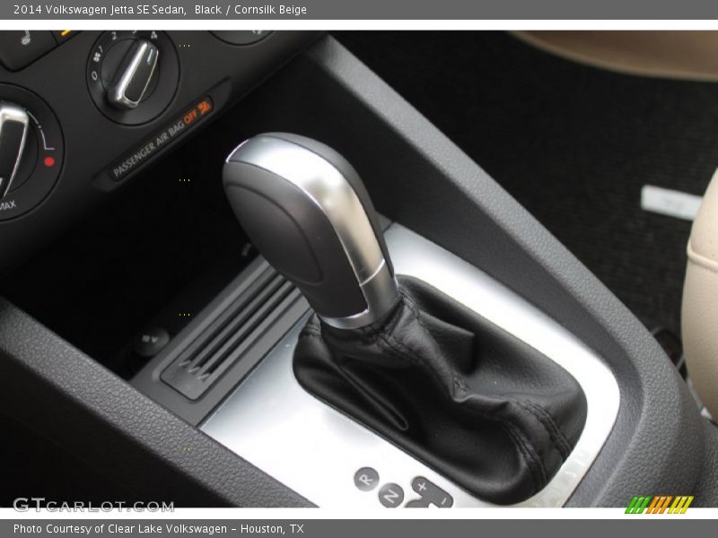 Black / Cornsilk Beige 2014 Volkswagen Jetta SE Sedan