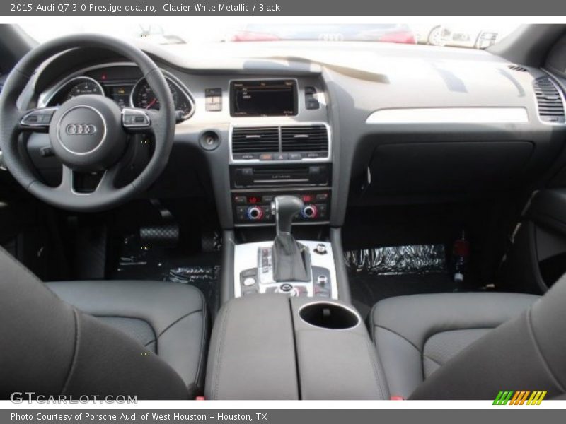 Glacier White Metallic / Black 2015 Audi Q7 3.0 Prestige quattro