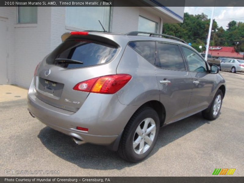 Tinted Bronze Metallic / Black 2010 Nissan Murano SL AWD