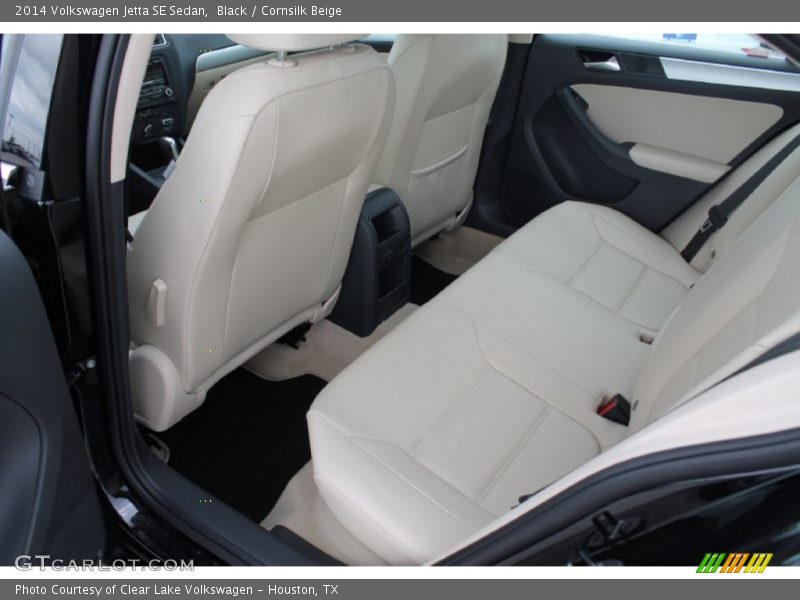 Black / Cornsilk Beige 2014 Volkswagen Jetta SE Sedan