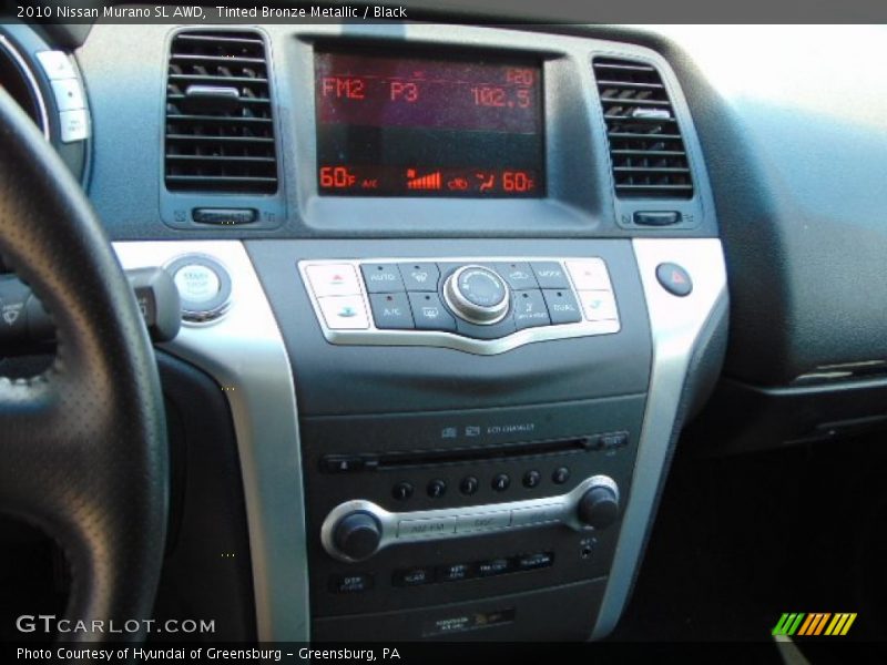 Tinted Bronze Metallic / Black 2010 Nissan Murano SL AWD