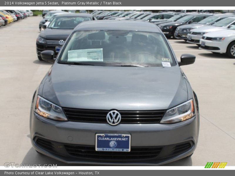 Platinum Gray Metallic / Titan Black 2014 Volkswagen Jetta S Sedan