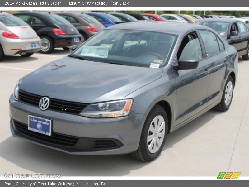 Platinum Gray Metallic / Titan Black 2014 Volkswagen Jetta S Sedan