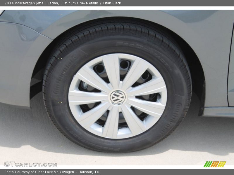 Platinum Gray Metallic / Titan Black 2014 Volkswagen Jetta S Sedan