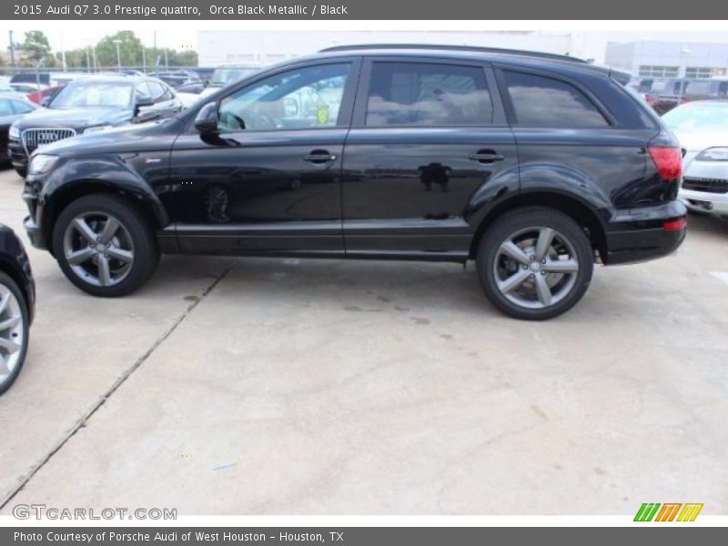 Orca Black Metallic / Black 2015 Audi Q7 3.0 Prestige quattro
