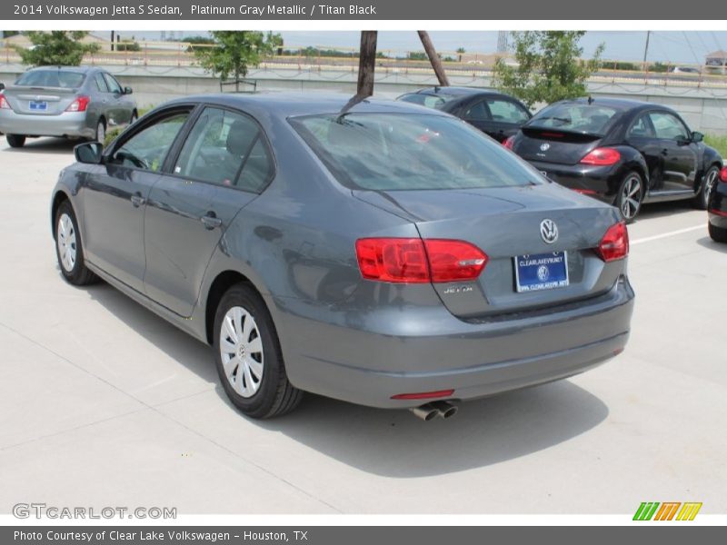 Platinum Gray Metallic / Titan Black 2014 Volkswagen Jetta S Sedan