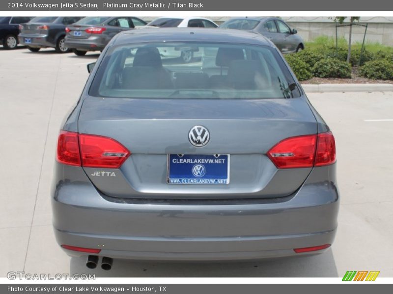 Platinum Gray Metallic / Titan Black 2014 Volkswagen Jetta S Sedan