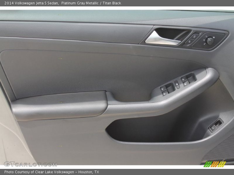 Platinum Gray Metallic / Titan Black 2014 Volkswagen Jetta S Sedan
