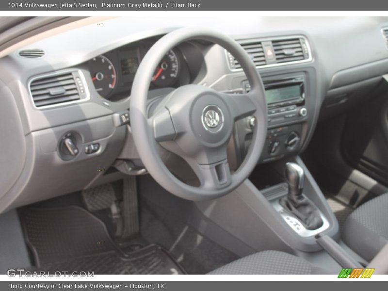 Platinum Gray Metallic / Titan Black 2014 Volkswagen Jetta S Sedan
