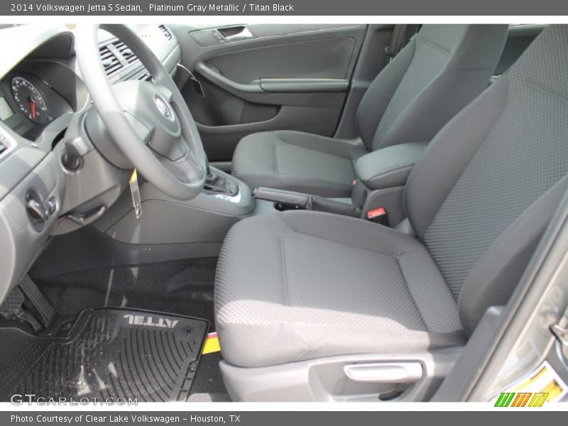 Platinum Gray Metallic / Titan Black 2014 Volkswagen Jetta S Sedan