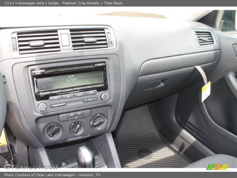 Platinum Gray Metallic / Titan Black 2014 Volkswagen Jetta S Sedan