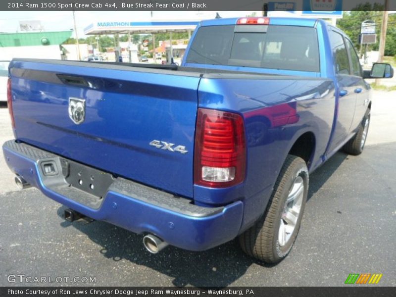 Blue Streak Pearl Coat / Black 2014 Ram 1500 Sport Crew Cab 4x4